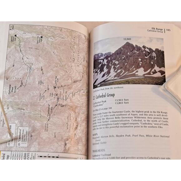 Colorado's Thirteeners by Gerry & Jennifer Roach (2001 1stE Paperback) - Picture 9 of 11